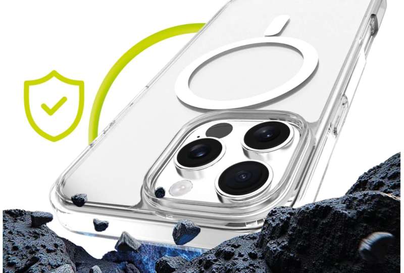 Mobile Origin Hybrid MagSafe Case for iPhone 16 Clear