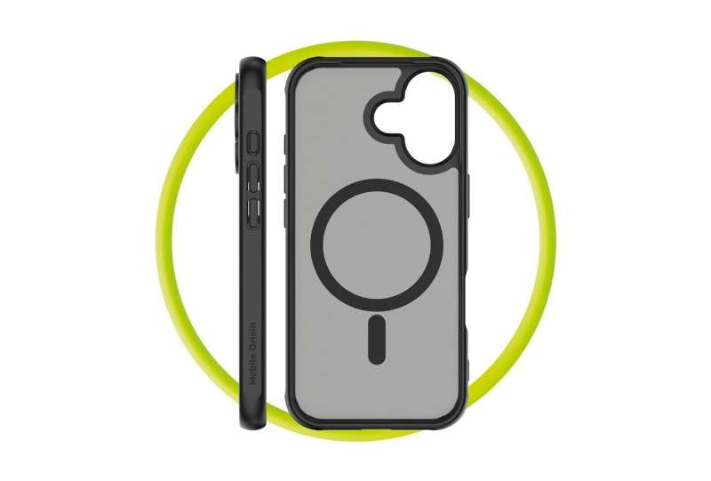 Mobile Origin Hybrid MagSafe Case for iPhone 16 Matte Black