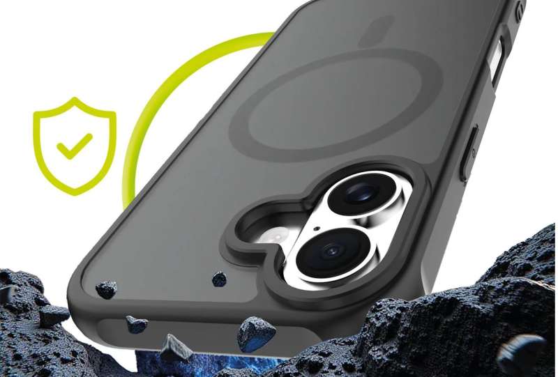 Mobile Origin Hybrid MagSafe Case for iPhone 16 Matte Black