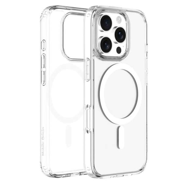 Mobile Origin Hybrid MagSafe Case for iPhone 16e Clear