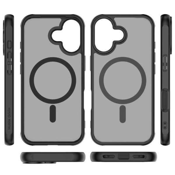 Mobile Origin Hybrid MagSafe Case for iPhone 17 Matte Black
