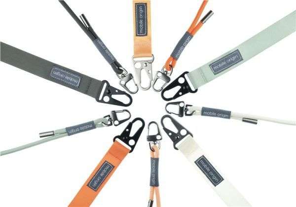 Mobile Origin Lanyard rope 6 mm, 82 - 163cm Peach Fuzz