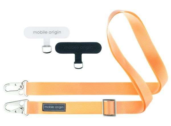 Mobile Origin Lanyard tape 25mm, 84 - 165cm Peach Fuzz