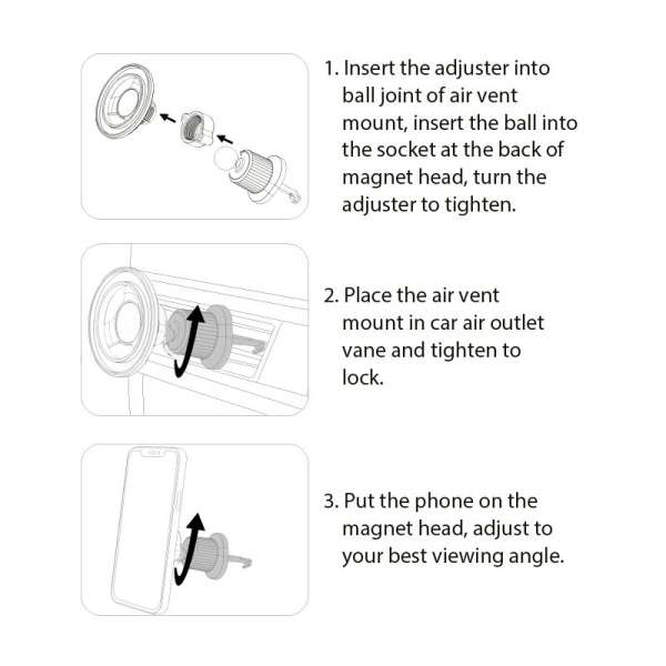 Mobile Origin Magnetic car holder MO2