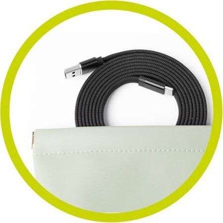 Mobile Origin Magnetic Flat Patented Original Cable USB-A to USB-C 1m Black  