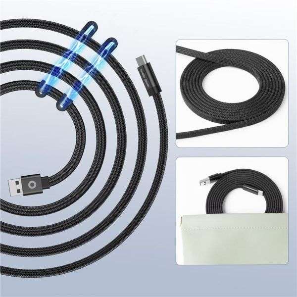 Mobile Origin Magnetic Patented Original Cable USB-A to USB-C 1m Black