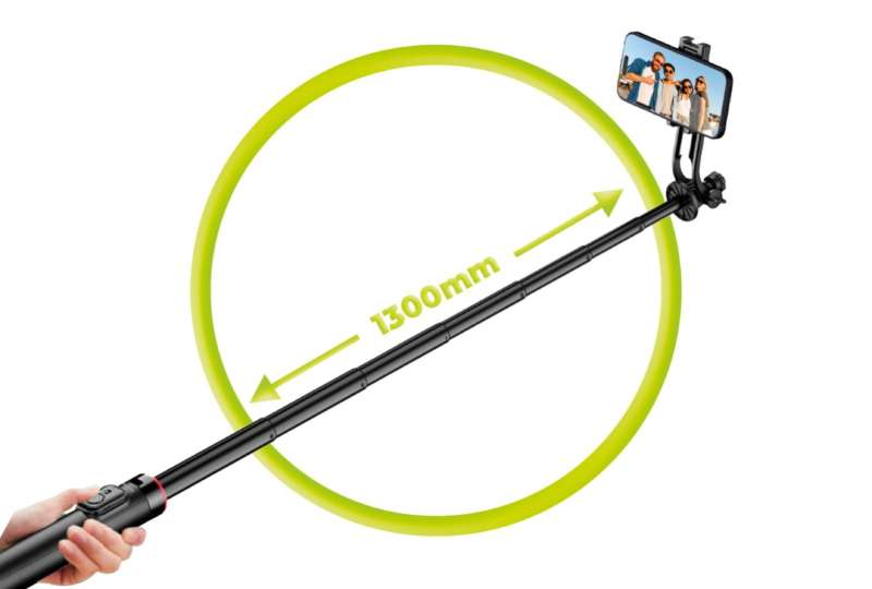 Mobile Origin Magnetic Selfie Stick Tripod S1 Black