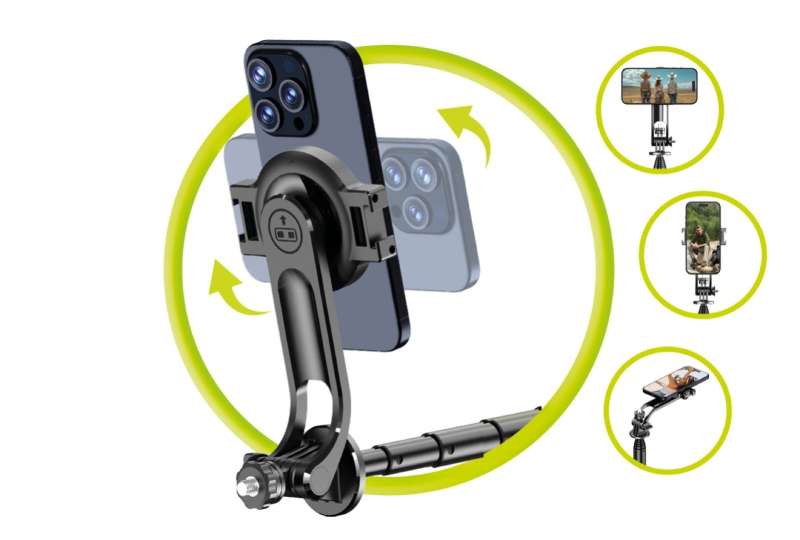 Mobile Origin Magnetic Selfie Stick Tripod S1 Black