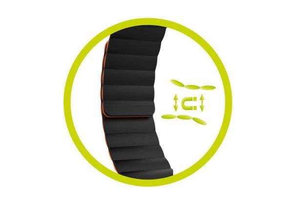 Mobile Origin MO Magnetic Strap II Apple Watch 44/45/46/49mm Orange/Black