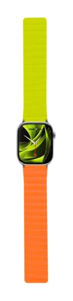 Mobile Origin MO Magnetic Strap II Apple Watch 44/45/46/49mm Orange/Green