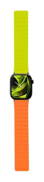 Mobile Origin MO Magnetic Strap II Apple Watch 44/45/46/49mm Orange/Green