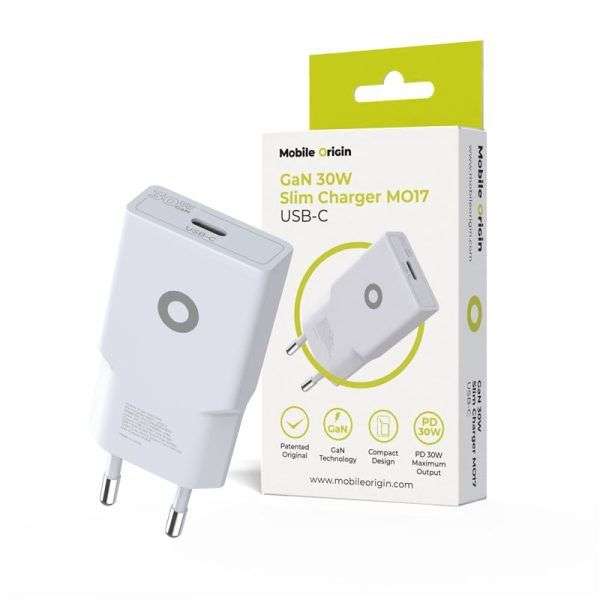 Mobile Origin MO17 - USB-C GaN 30W Slim Charger