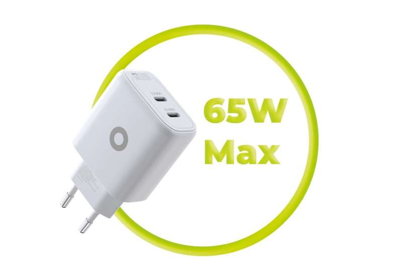 Mobile Origin MO19 - Dual USB-C GaN 65W Charger