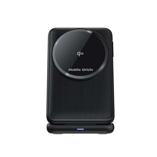 Mobile Origin 3in1 Foldable Qi2 Charger PW8 Black