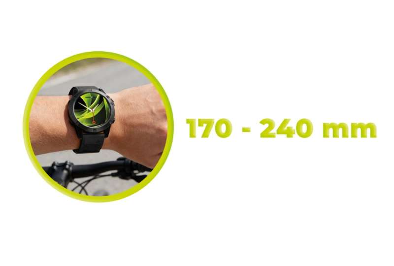 Mobile Origin Easy Strap ES1 Quick Fit for Garmin 26mm Black
