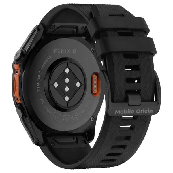 Mobile Origin Easy Strap ES1 Quick Fit for Garmin 26mm Black