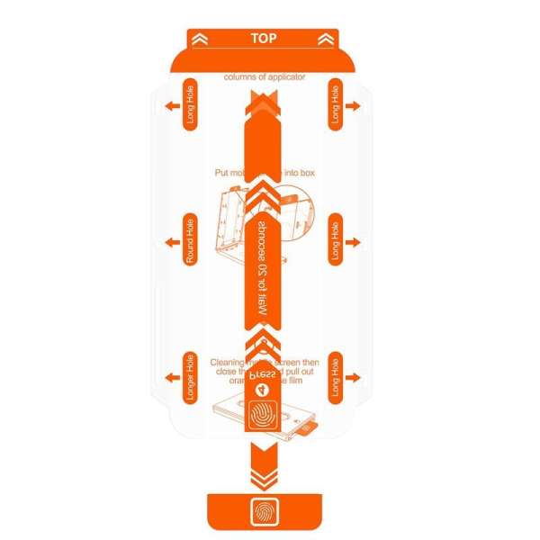 Mobile Origin Orange Screen Guard Spare Glass iPhone 14 Plus/13 Pro Max