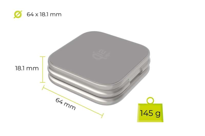 Mobile Origin PW36 3in1 Qi2 25W UltraSlim Foldable Charger Silver