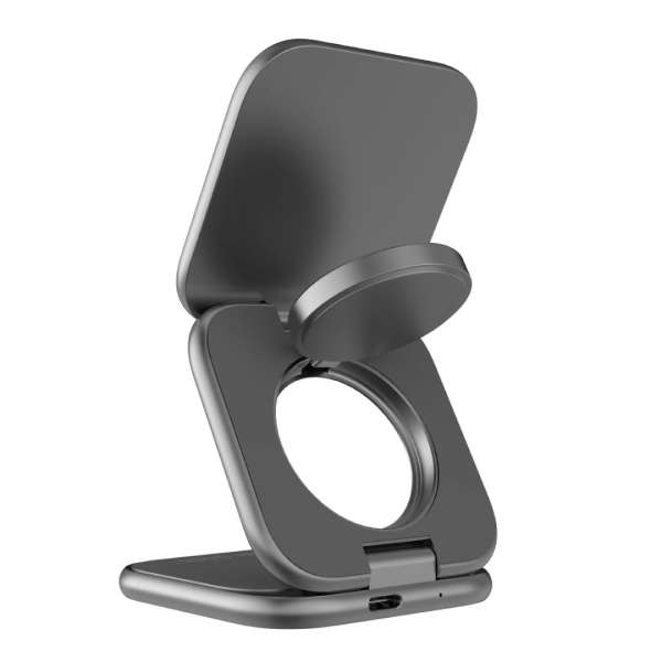 Mobile Origin PW36 3in1 Qi2 25W UltraSlim Foldable Charger Space Grey