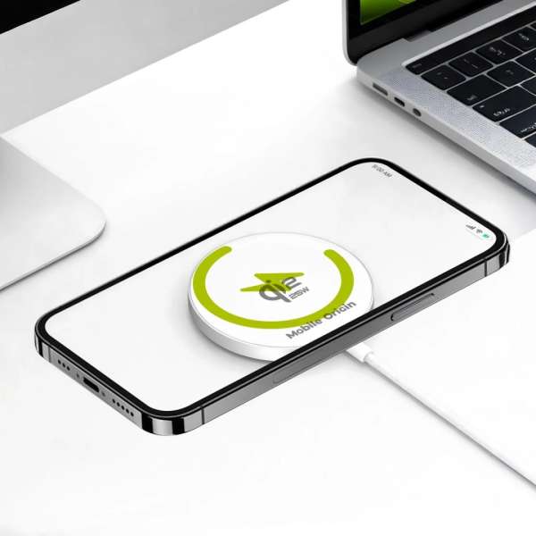 Mobile Origin Qi2 25W Magnetic Charging Pad PW29 White