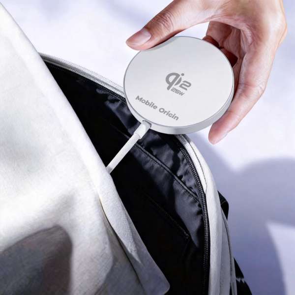 Mobile Origin Qi2 25W Magnetic Charging Pad PW29 White