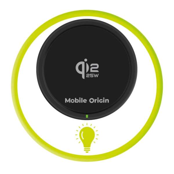 Mobile Origin Qi2 Wireless Car Charger 25W CA24 Black