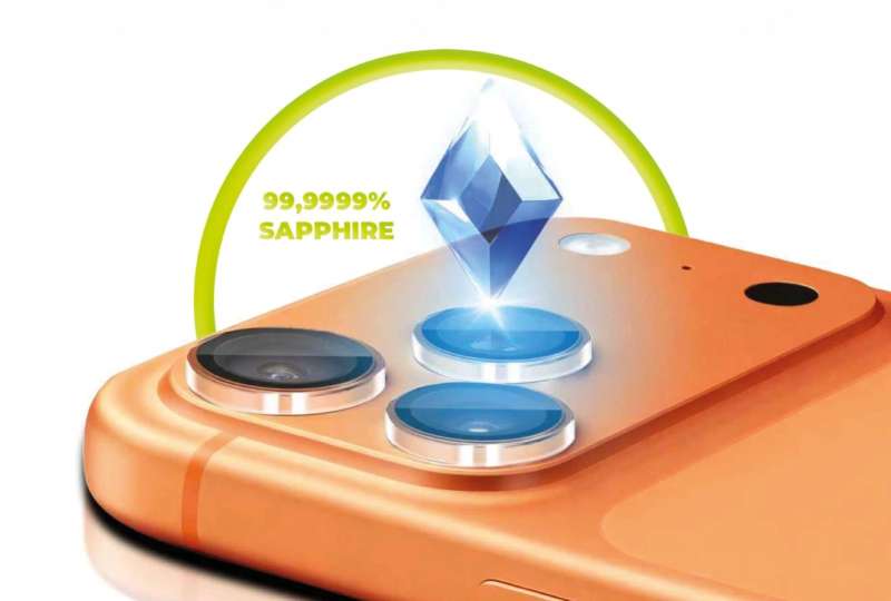Mobile Origin Sapphire Lens guards for iPhone 17 Clear