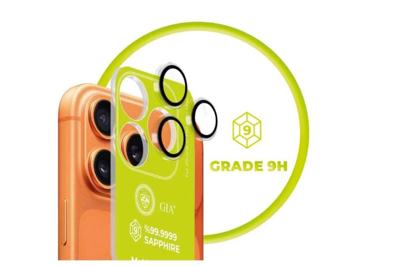 Mobile Origin Sapphire Lens guards for iPhone 17 Clear