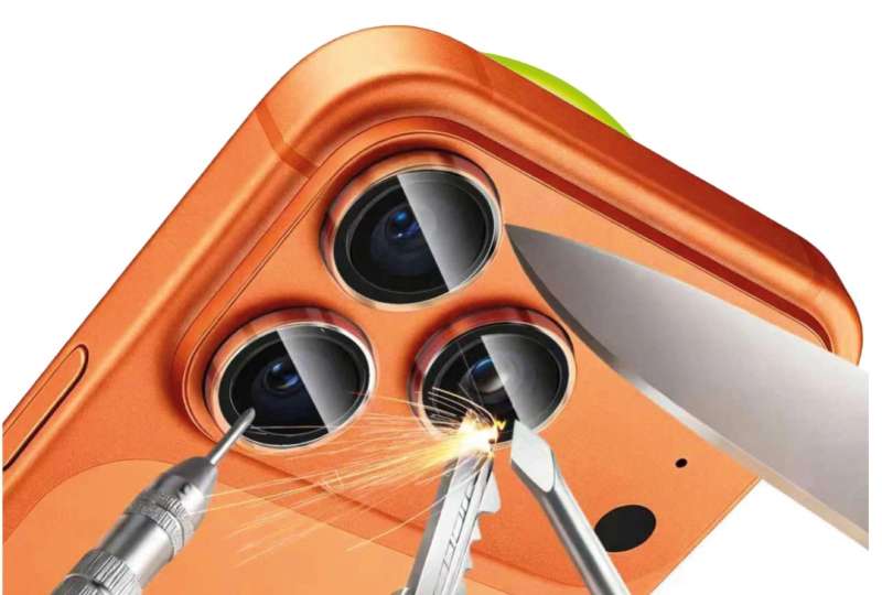 Mobile Origin Sapphire Lens guards for iPhone 17 Clear