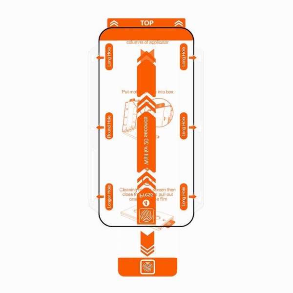 Mobile Origin Screen Guard iPhone 11 Pro/XS/X with easy applicator 2 pack