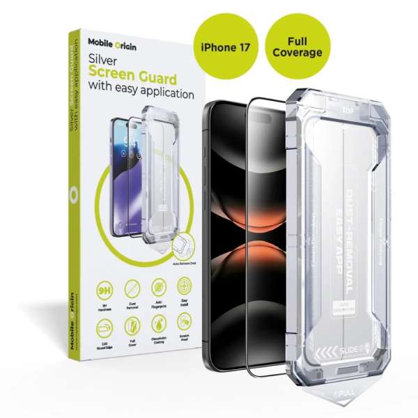 Mobile Origin Screen Guard with easy application for iPhone 17