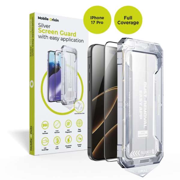 Mobile Origin Screen Guard with easy application for iPhone 17 Pro