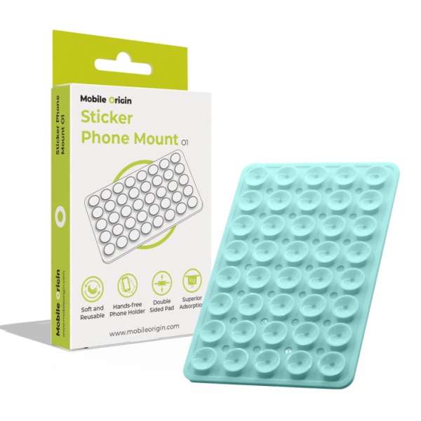 Mobile Origin Sticker Phone Mount O1 Baby Blue