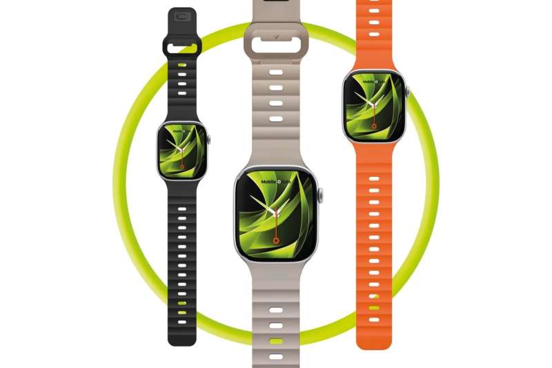 Mobile Origin Strap III for Apple Watch 49mm/46mm/45mm/44mm Black