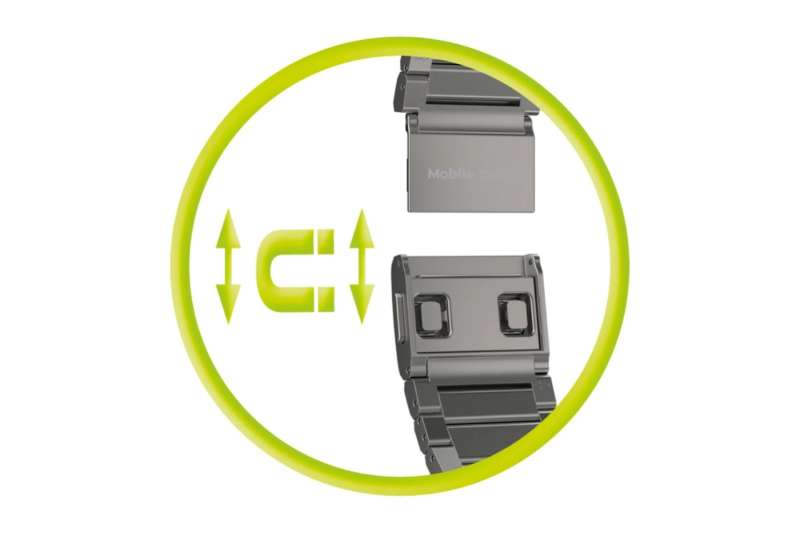 Mobile Origin Titanium Band Modena for Apple Watch Ultra 49mm Natural