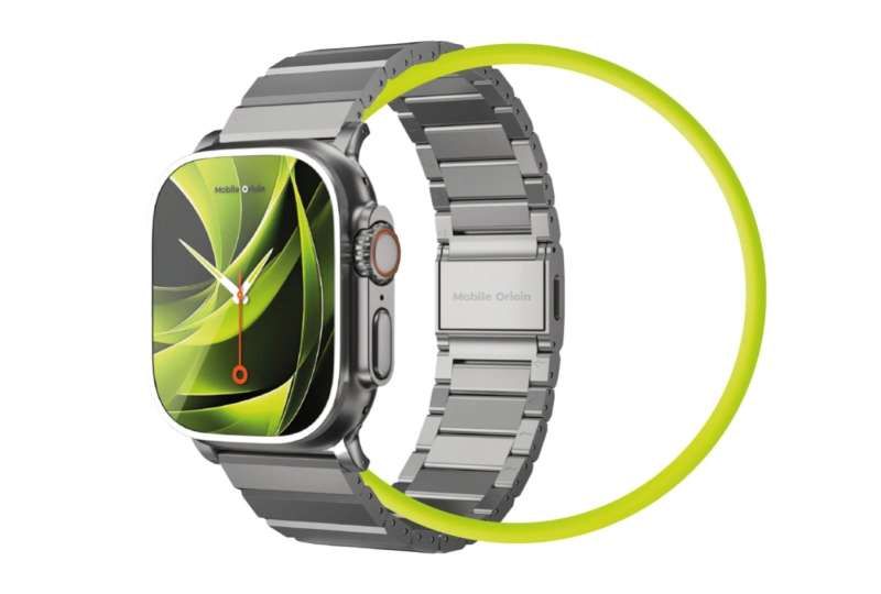 Mobile Origin Titanium Band Modena for Apple Watch Ultra 49mm Natural