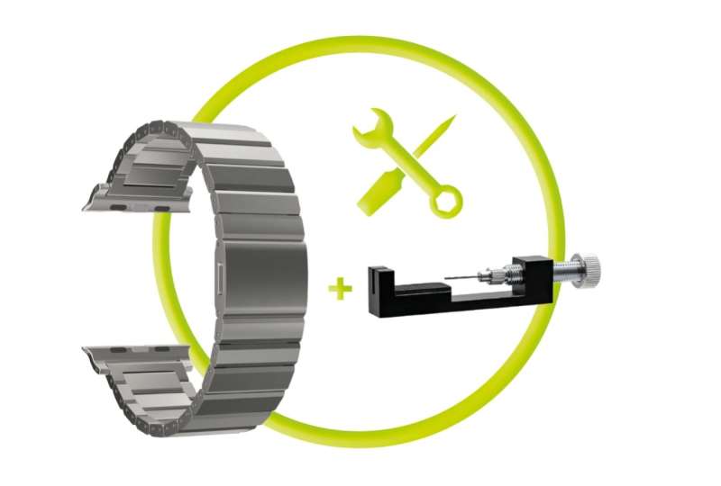 Mobile Origin Titanium Band Modena for Apple Watch Ultra 49mm Natural