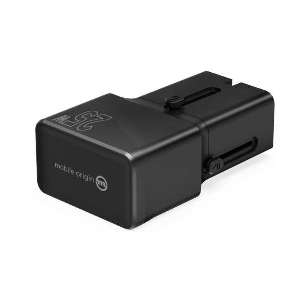 Mobile Origin Travel adapter 25W EU/US/UK/AU Black