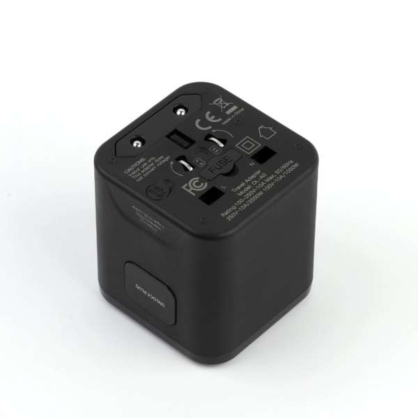 Mobile Origin Universal Travel Adapter PW30 EU/UK/US/AUS Black