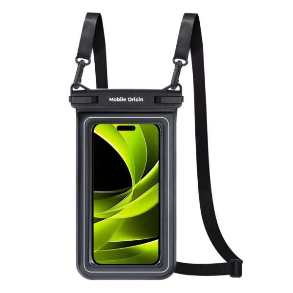 Mobile Origin Waterproof Floating Case with Small Pouch 6,8" Black/White