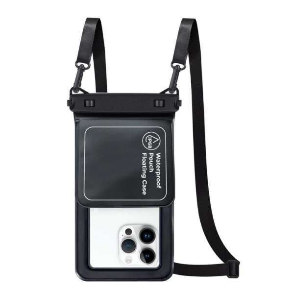 Mobile Origin Waterproof Floating Case with Small Pouch 6,8" Black/White