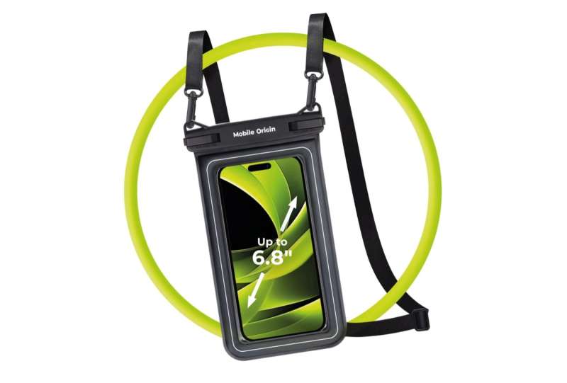 Mobile Origin Waterproof Floating Case with Small Pouch 6,8" Black/White