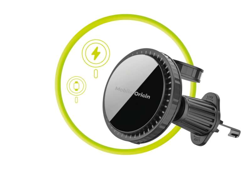 Mobile Origin Wireless Car Vent Charger CA18 for Apple Watch/iPhone MagSafe Compatible