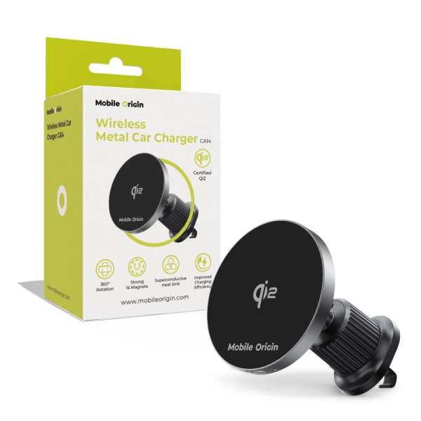 Mobile Origin Wireless Metal Car Charger CA14