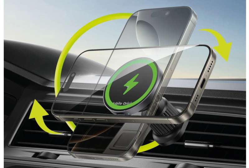 Mobile Origin Wireless Metal Car Charger CA14