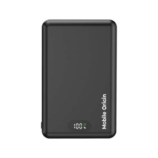 Mobile Origin Wireless Metal Slim 10000mAh PowerBank Black