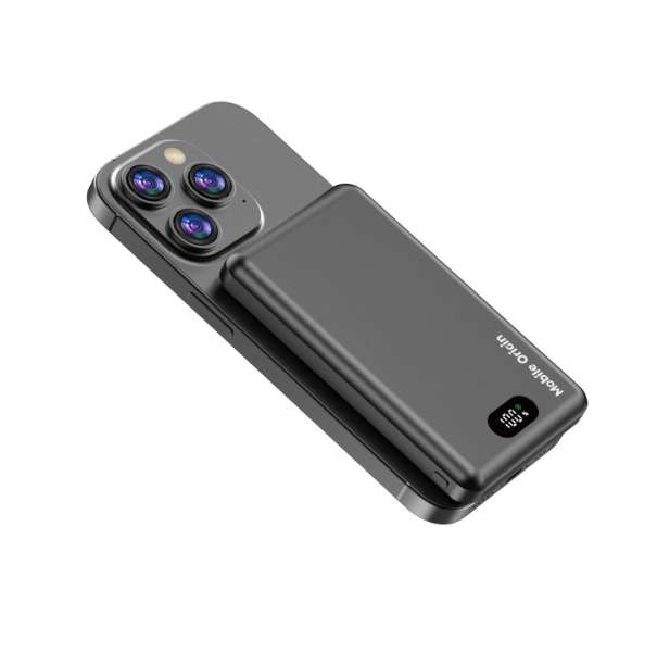 Mobile Origin Wireless Metal Slim 10000mAh PowerBank Black