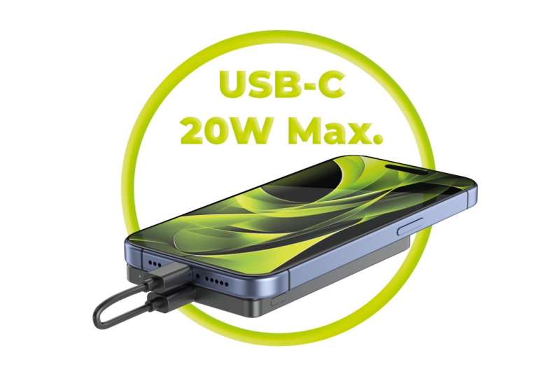 Mobile Origin Wireless Metal Slim 5000mAh PowerBank Space Gray