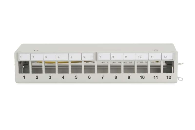 Digitus 12-port Patch Panel 1U Grey