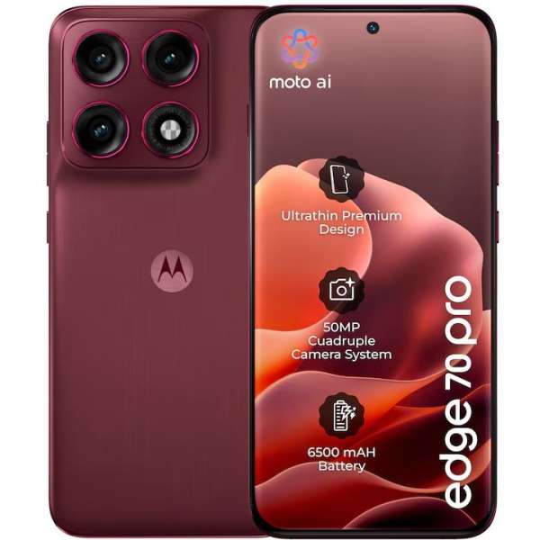 Motorola Edge 70 Pro 256GB Zinfandel